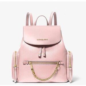 Michael Kors Jet Set Item medium chain backpack powder blush